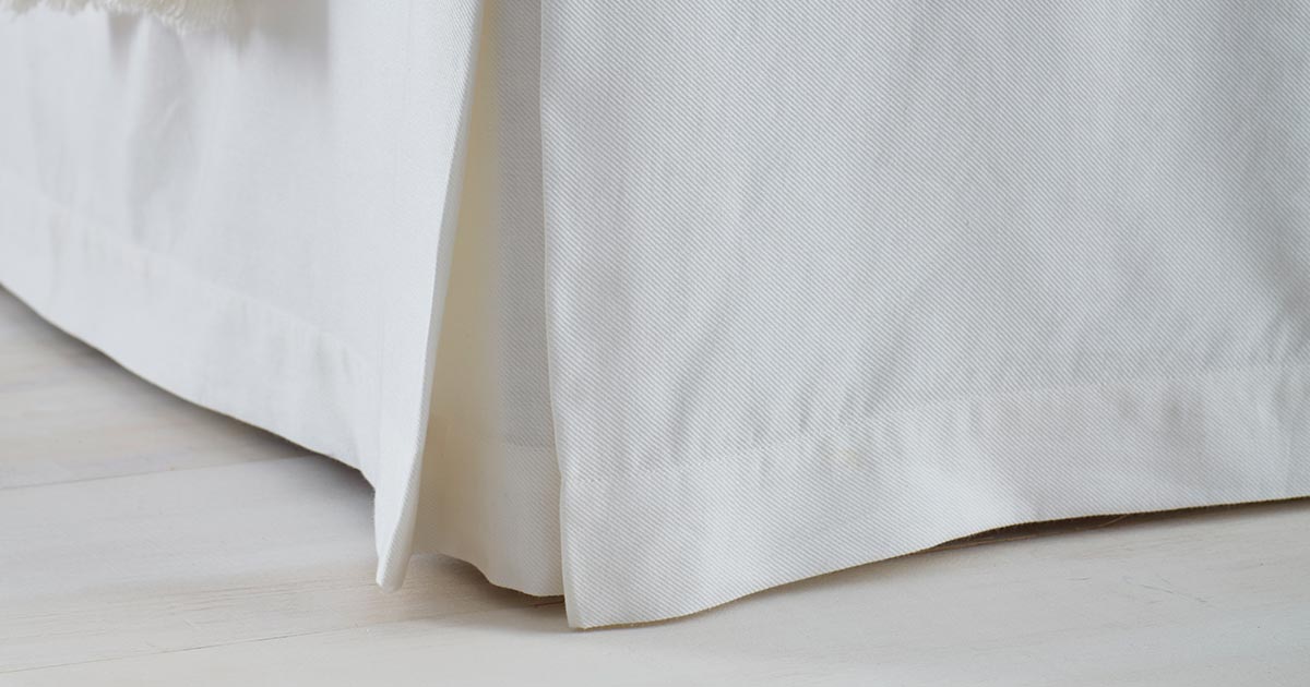 Bed Valance Sheets | Fitted Box Pleat Valances | Secret Linen Store