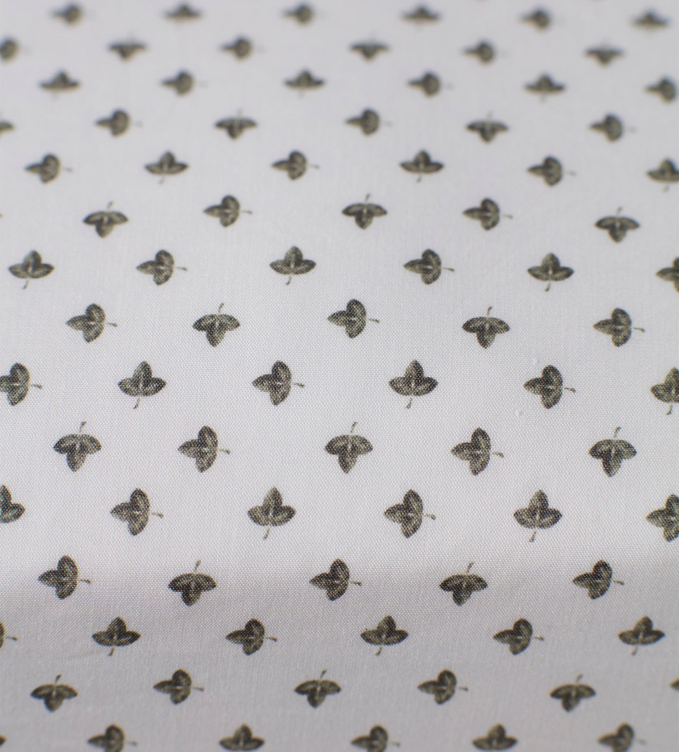 Olive Little Leaf 100% Organic Cotton Fitted Sheet