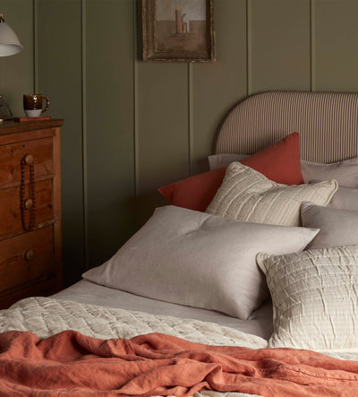 Natural Henry Brushed 100% Cotton Bed Linen