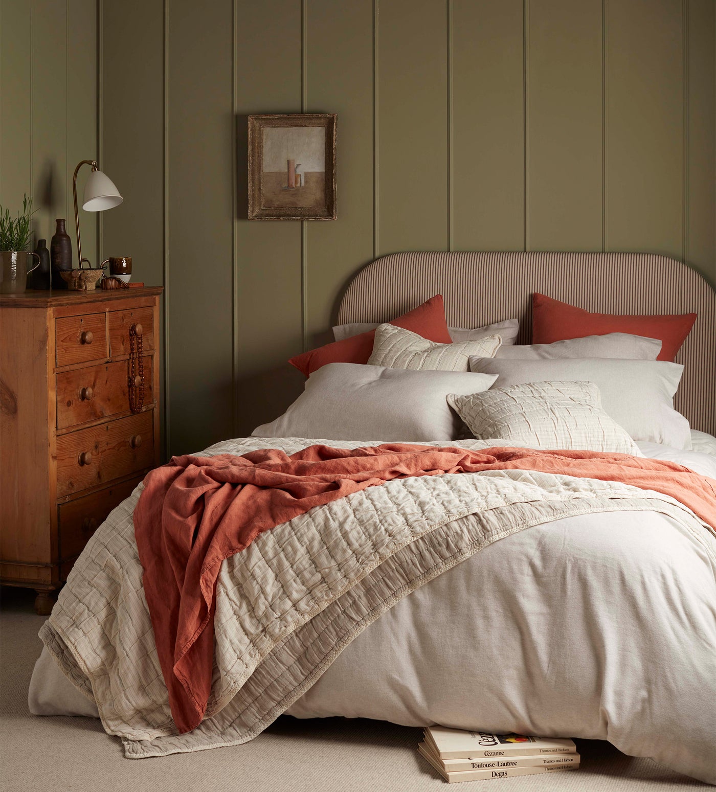 Natural Henry Brushed 100% Cotton Bed Linen