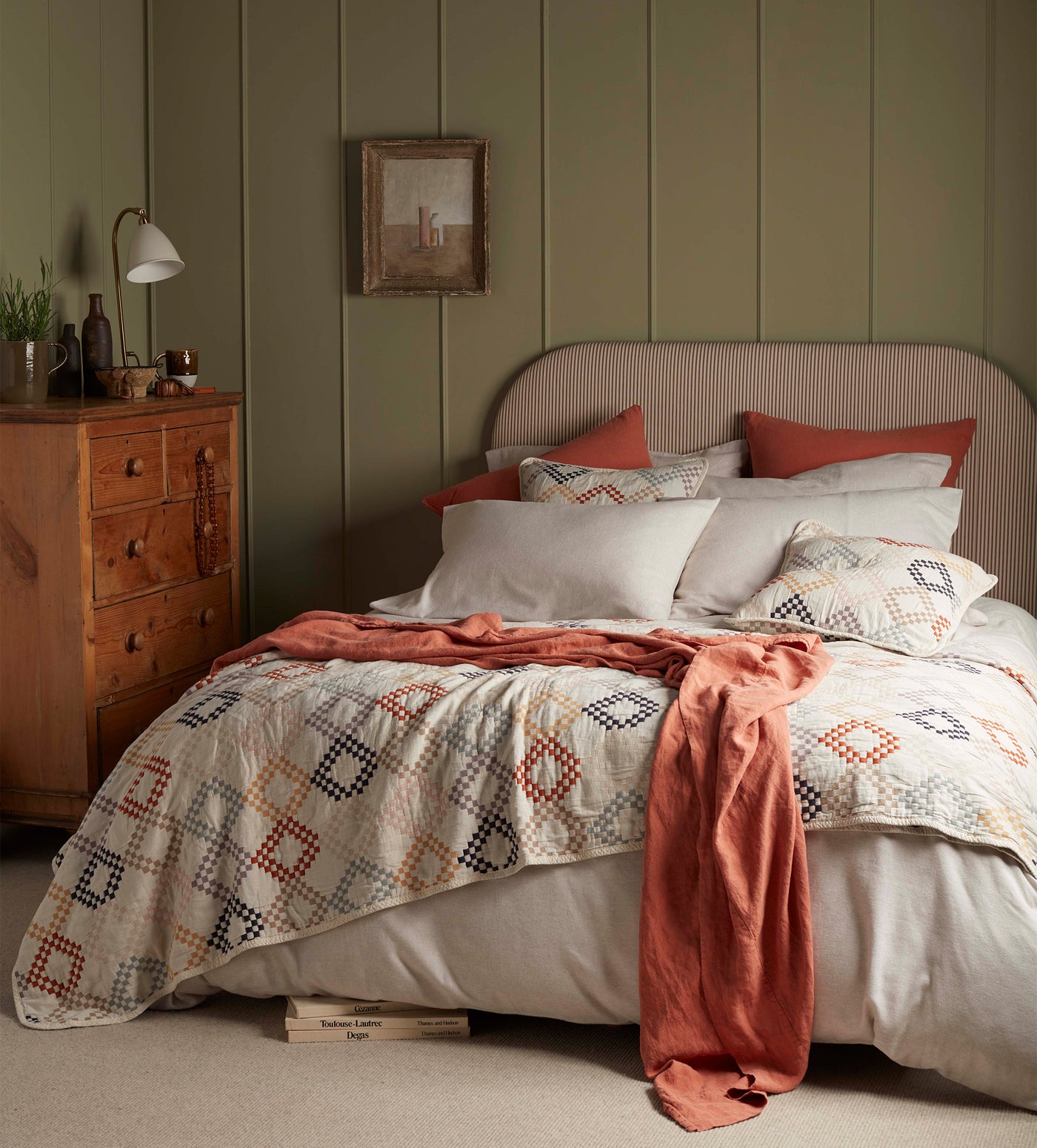 Natural Henry Brushed 100% Cotton Bed Linen