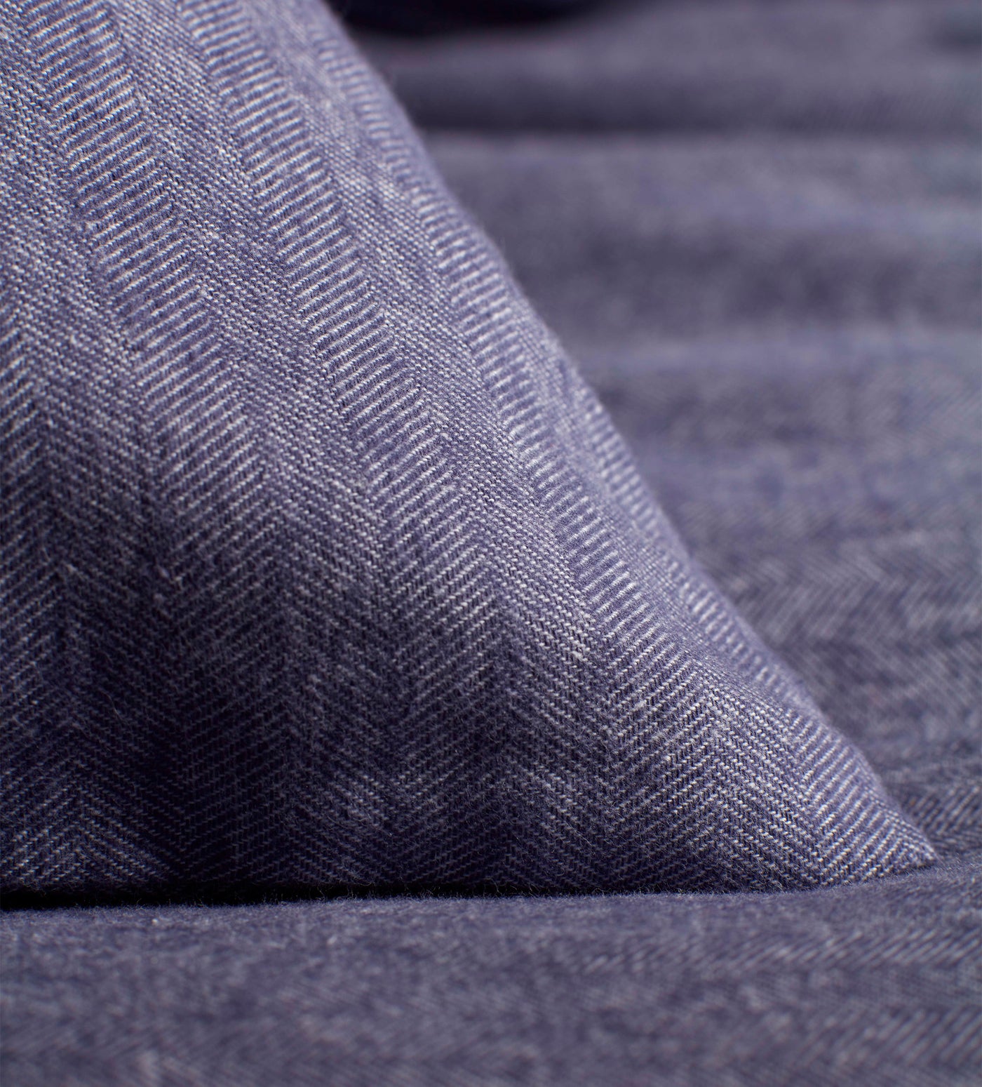 Navy Henry Brushed 100% Organic Cotton Bed Linen