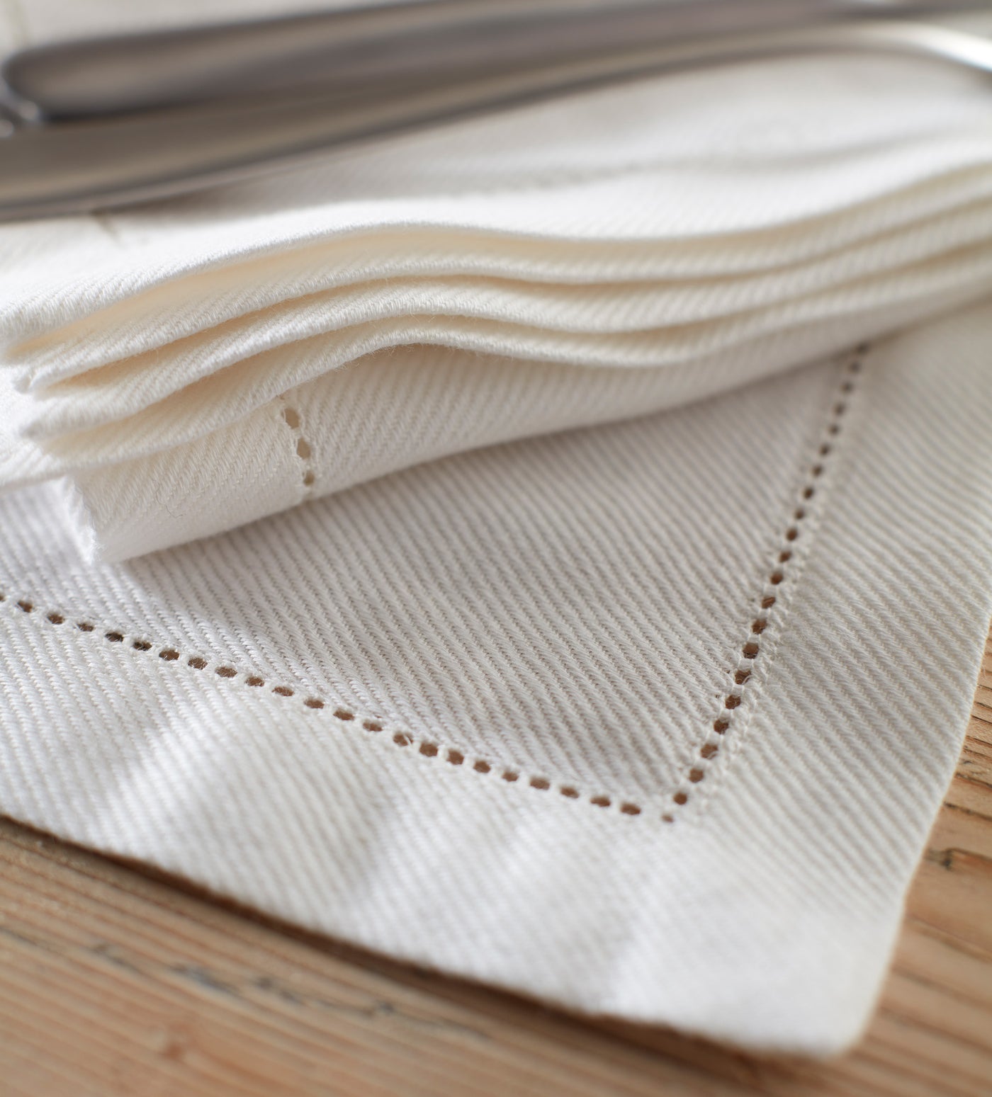 Off White Twill Cotton Linen Placemats