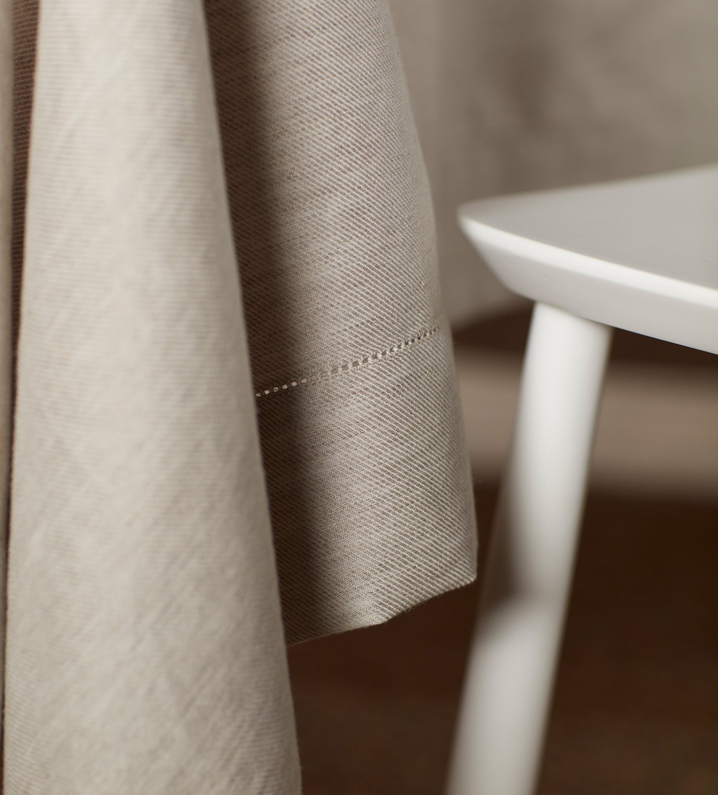 Natural Twill Cotton Linen Tablecloth