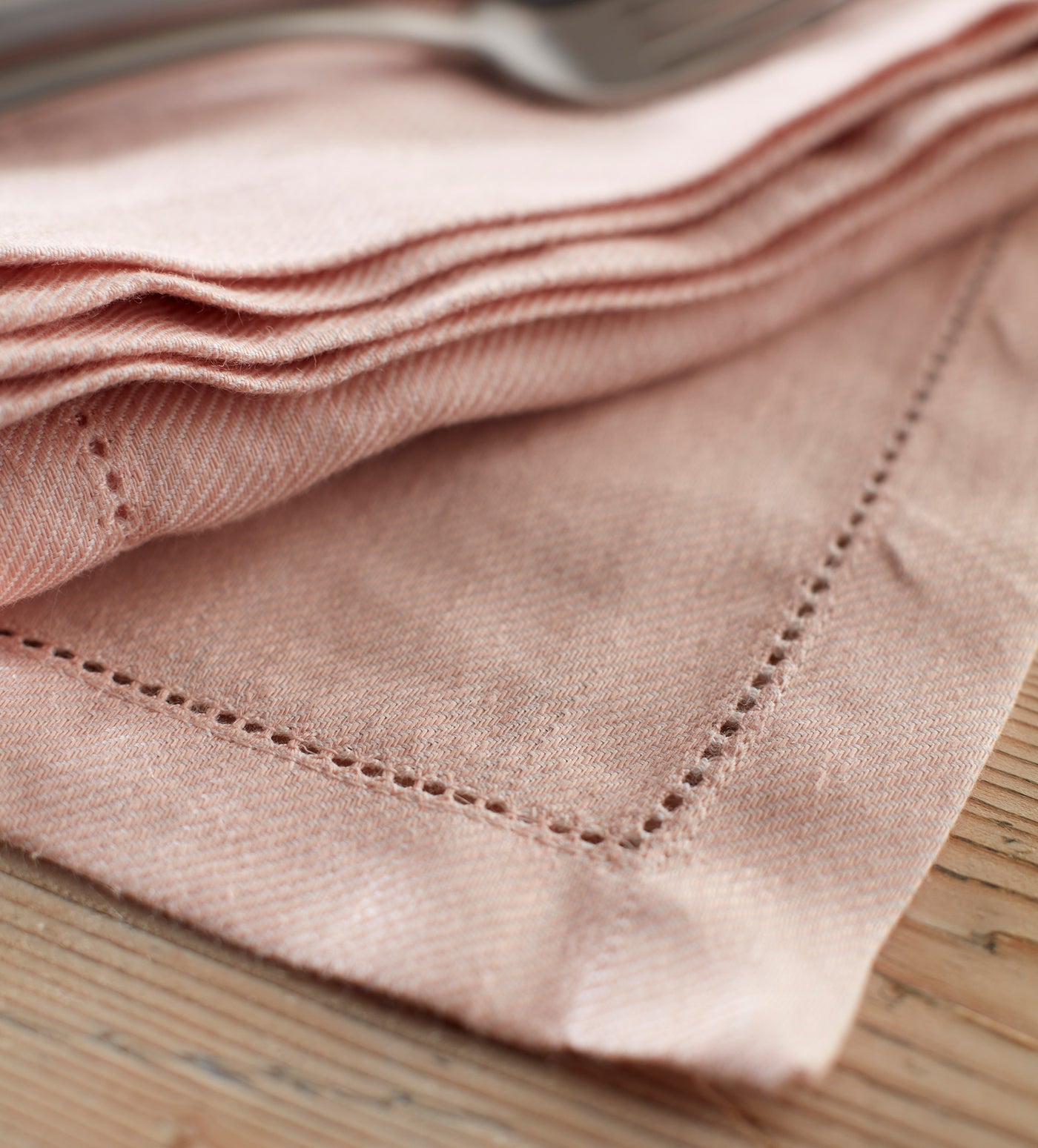 Blush Pink Twill Cotton Linen Placemats