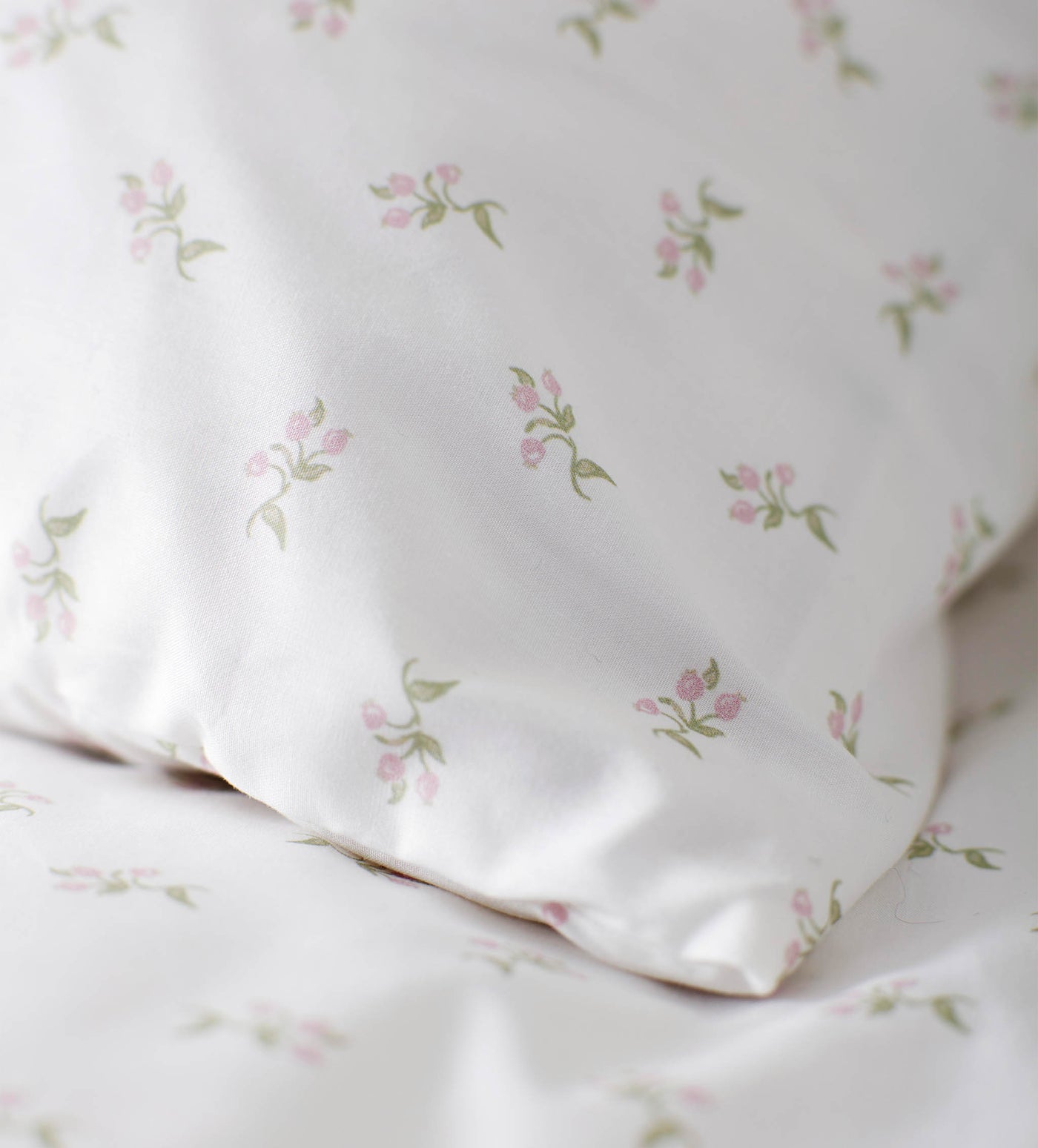 White Fleur 100% Organic Cotton Small Cot Fitted Sheet