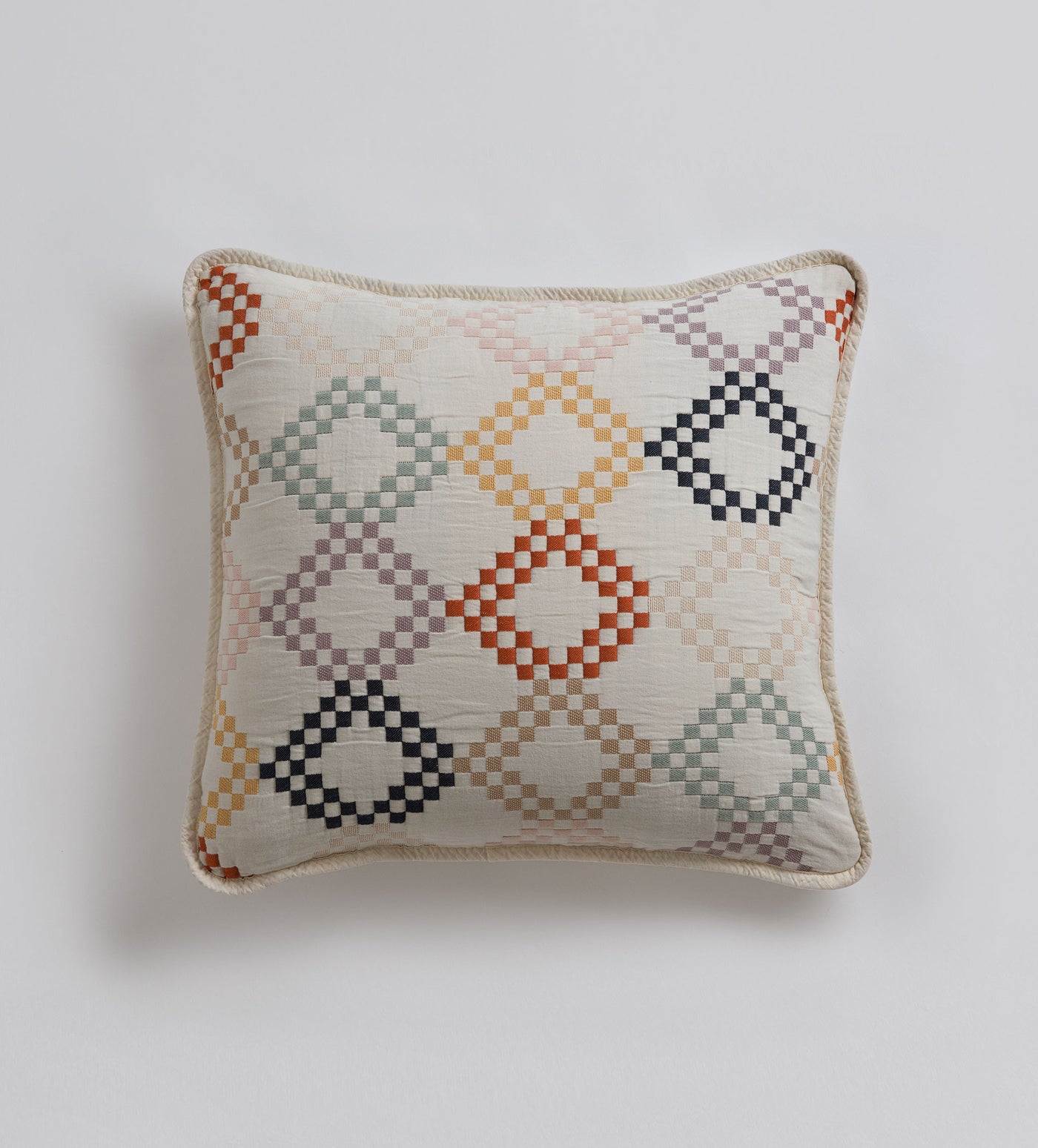 Jolene 100% Cotton Quilted Cushion Cover and Throw