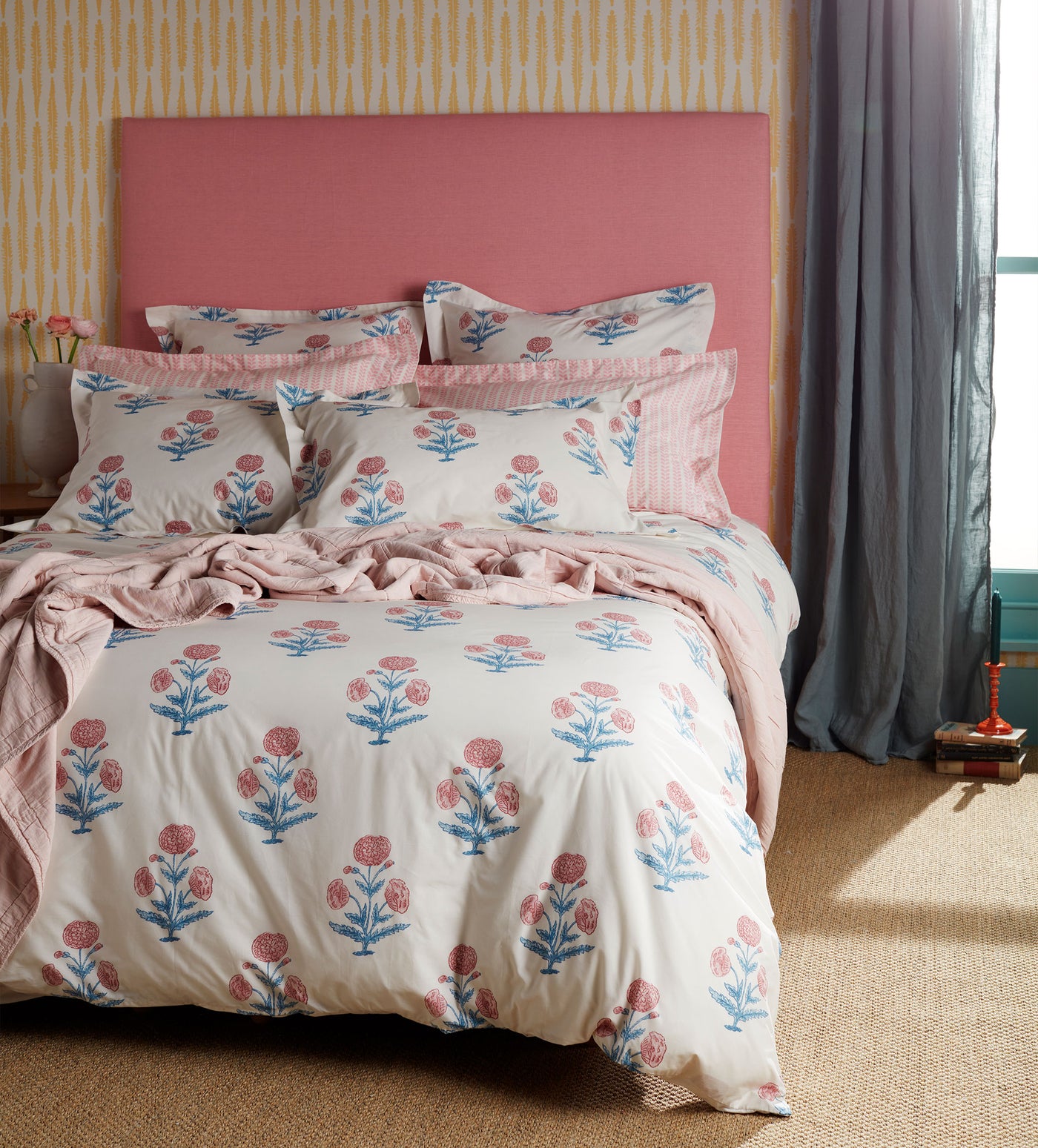 Molly Mahon Poppy 100% Cotton Duvet Cover