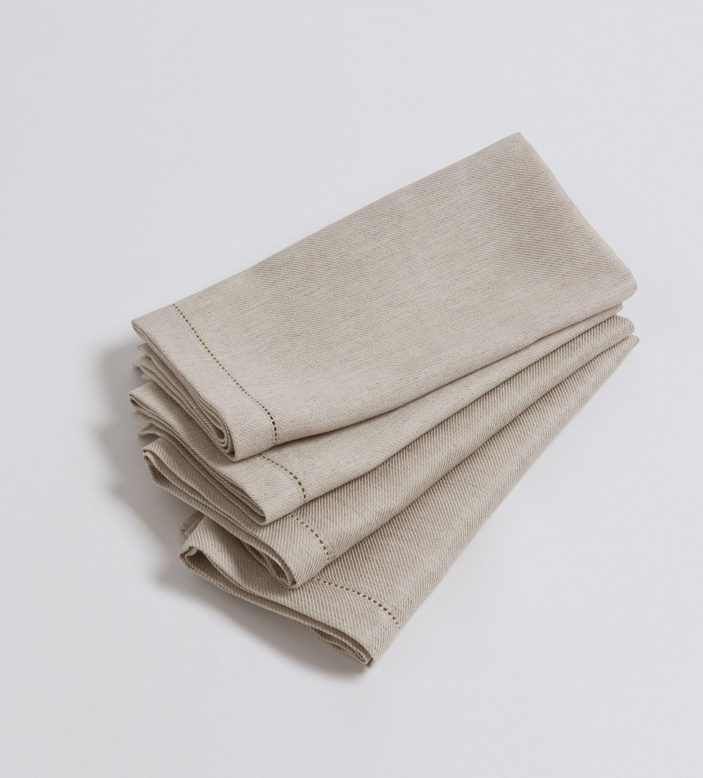 Natural Cotton Linen Napkins - Set of 4