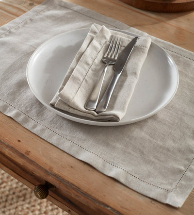 Natural Twill Cotton Linen Placemats