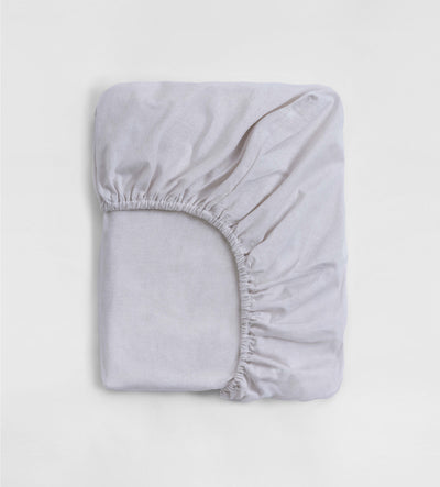 Natural Brushed Cotton Fitted Sheet