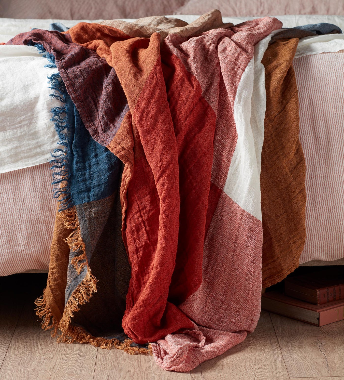 Nina Cotton Linen Throw