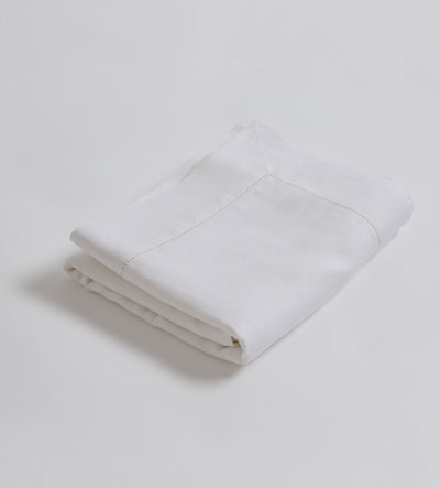 Off White Twill Cotton Linen Tablecloth