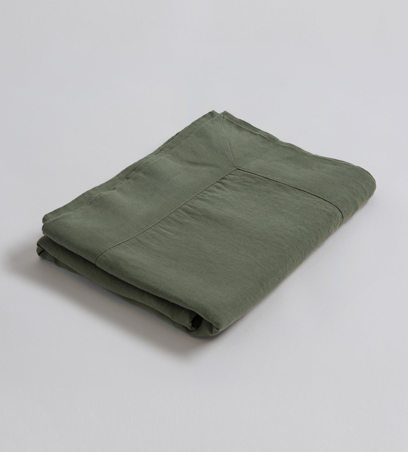 Olive Green 100% Linen Tablecloth