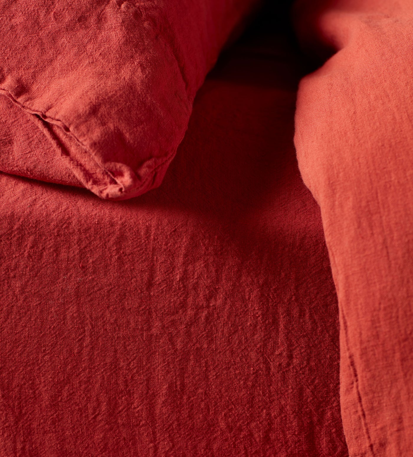 Paprika 100% Linen Bed Linen