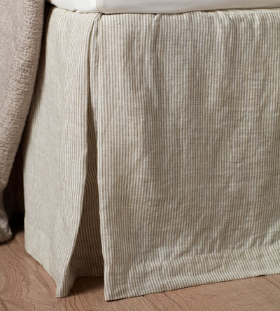 Natural Sid Stripe Linen Valance