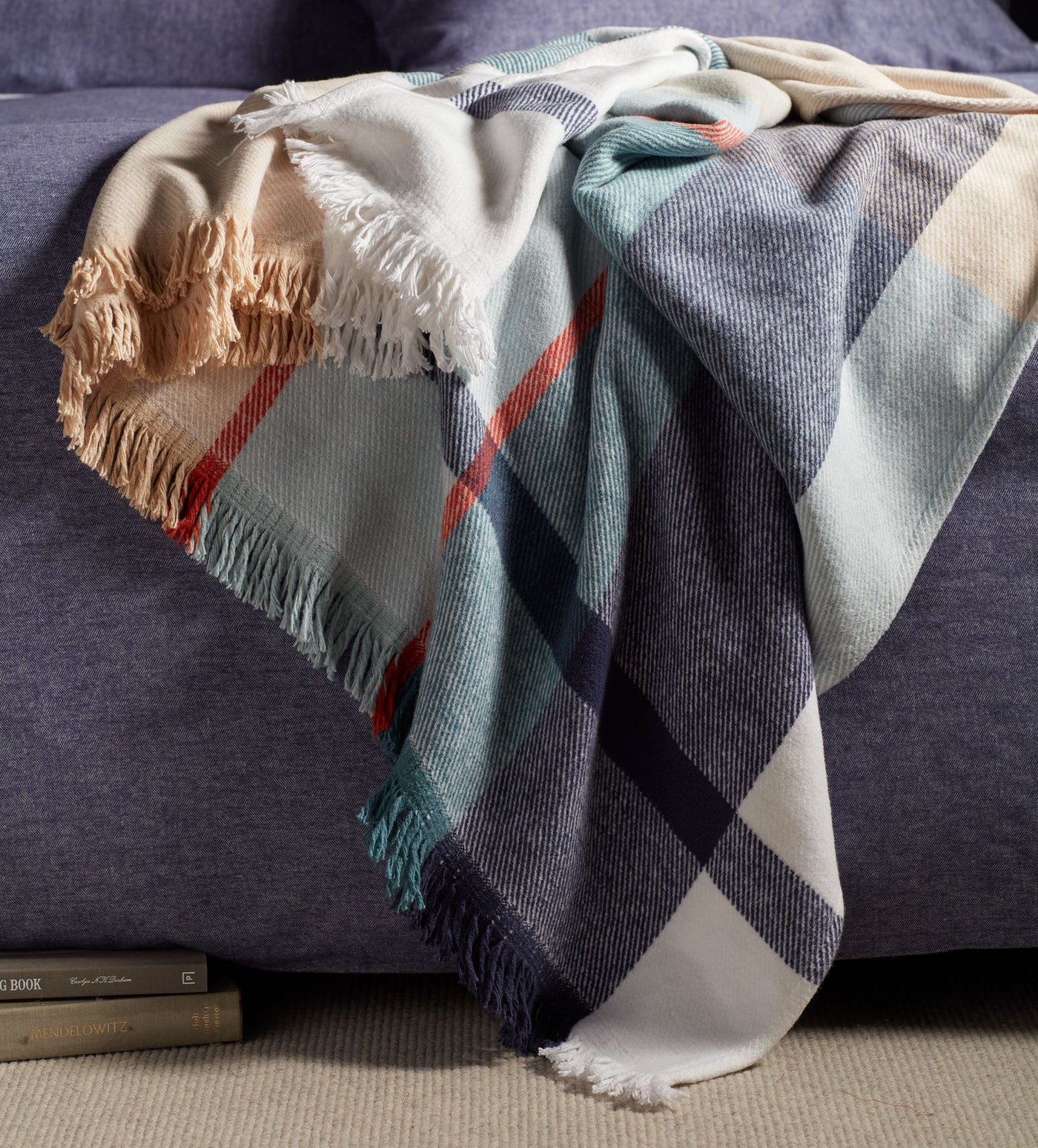 Benny Soft Check Cotton Blanket