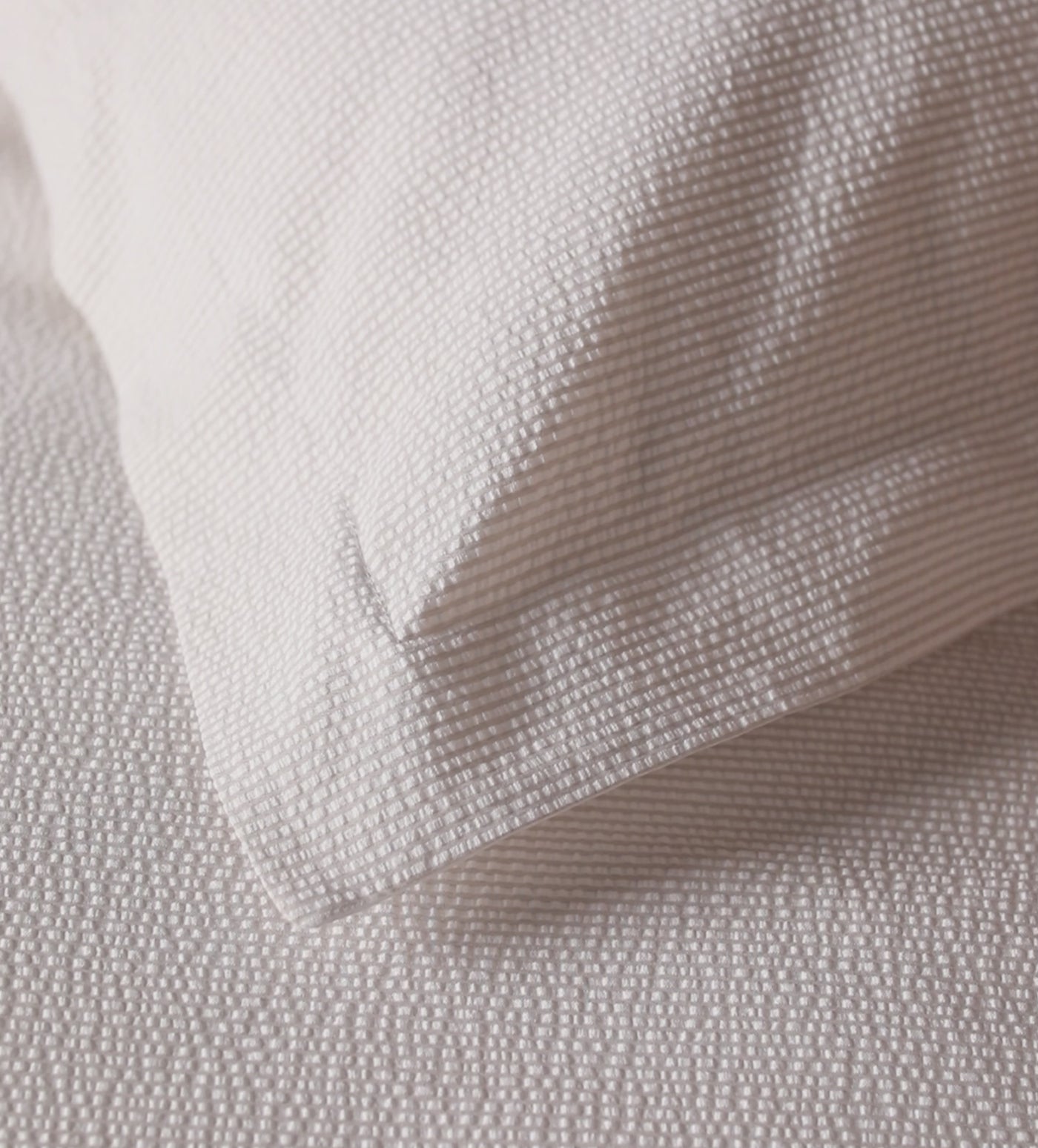 Natural Seersucker Stripe 100% Cotton Bed Linen