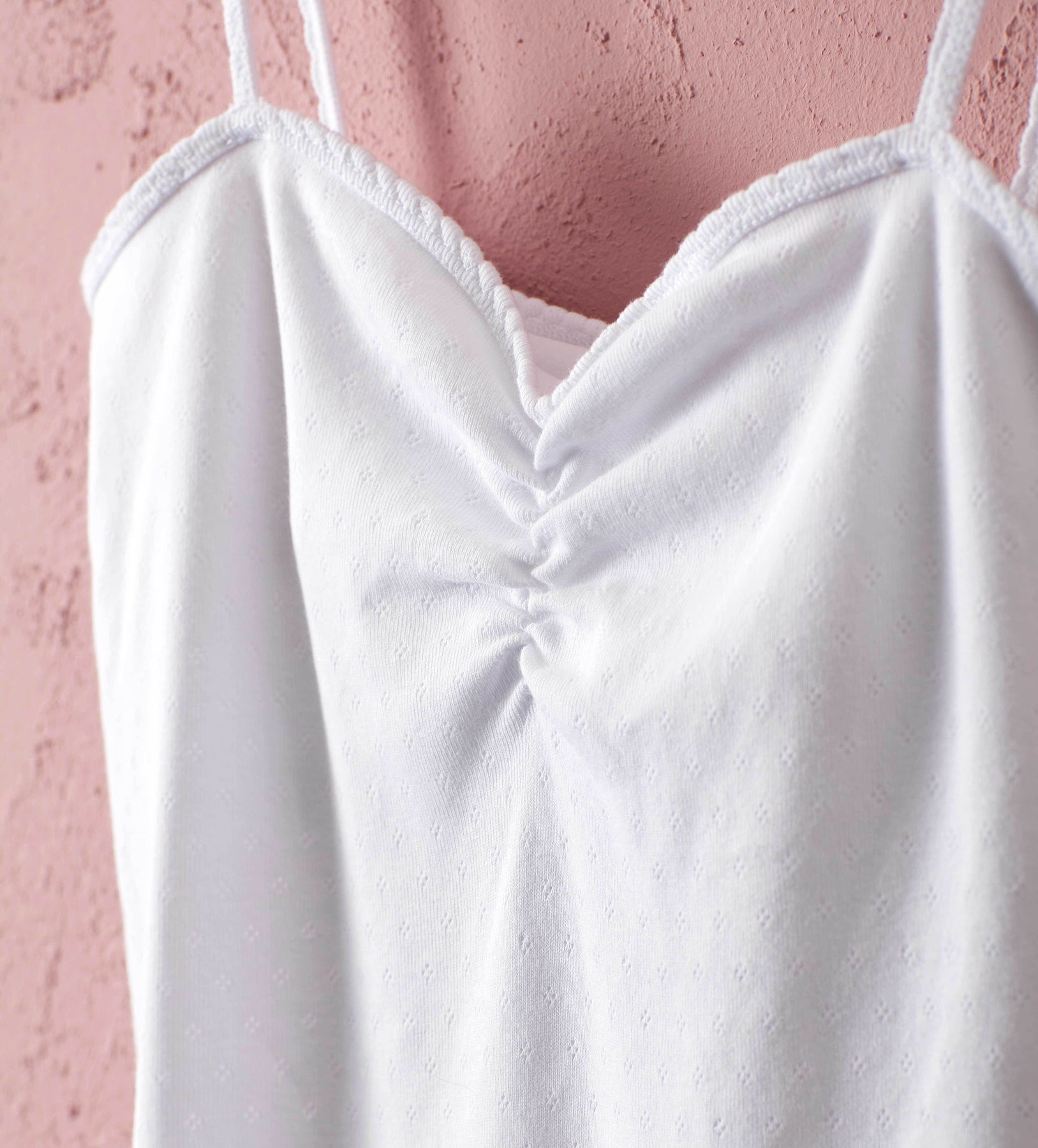 NWOT Reformation Tanager Organic Cotton Tie Back Cami Top ONLY White M